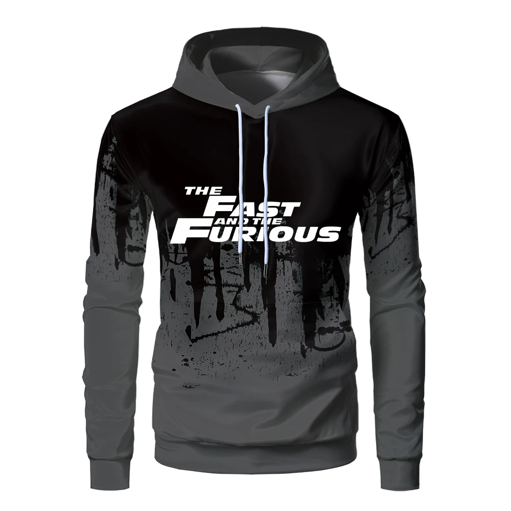 New2023 Arrival High Quality Hoodies The Fast and the Furious Autumn Winter Fashion Tracksuits Men Pullover Hoodies Sudaderas