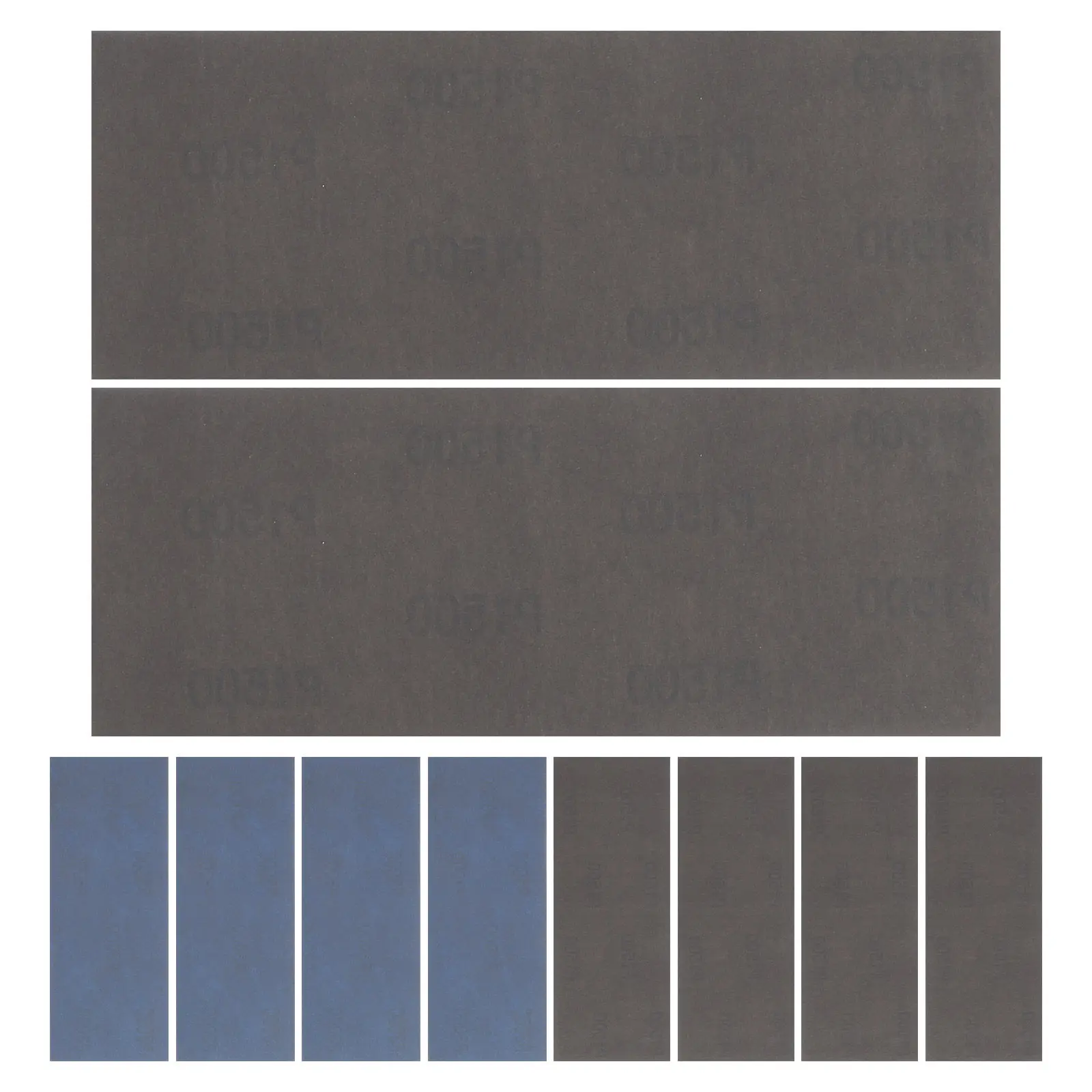 36Sheets Wet Dry Sandpaper Multipurpose Rectangle Sanding Sheets High Wear Resistance for Wood Metal Car Furniture Polishing