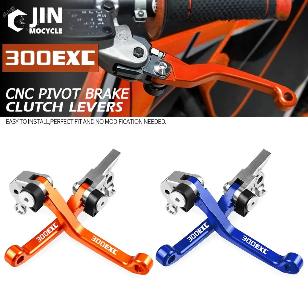 

For K-T-M 300EXC 2003-2020 2019 2018 300 EXC SIX DAYS Motocross Foldable Pivot Dirt Bike Brake Clutch Levers Cable Lever Handle