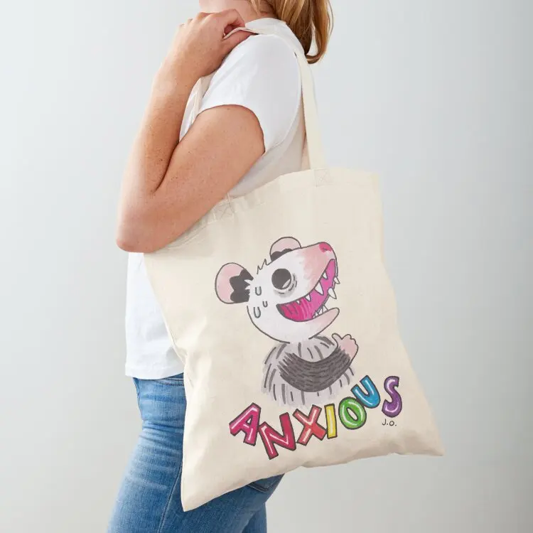 

Anxious Tote Bag shopper bag woman tote bag women Women's shopping tote canvas
