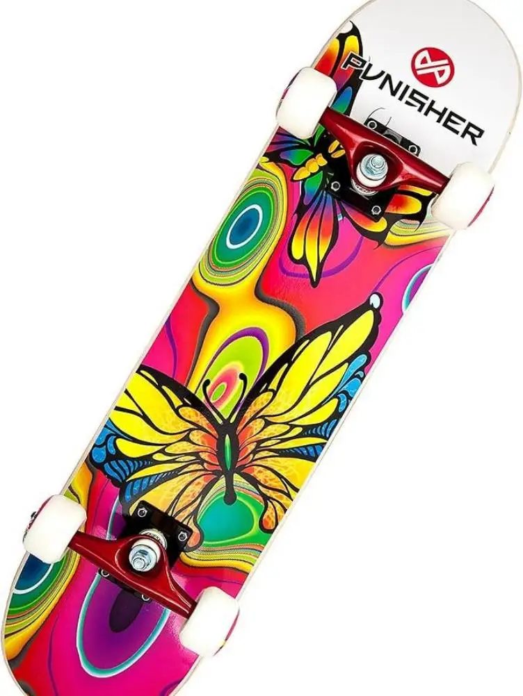 Punisher Girls Skateboard Complete with 31.5