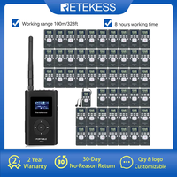 Retekess Wireless Tour Guide Audio System FT11 FM Transmitter PR13 FM Radio Receiver Tour Guide Conference Church Hajj Training