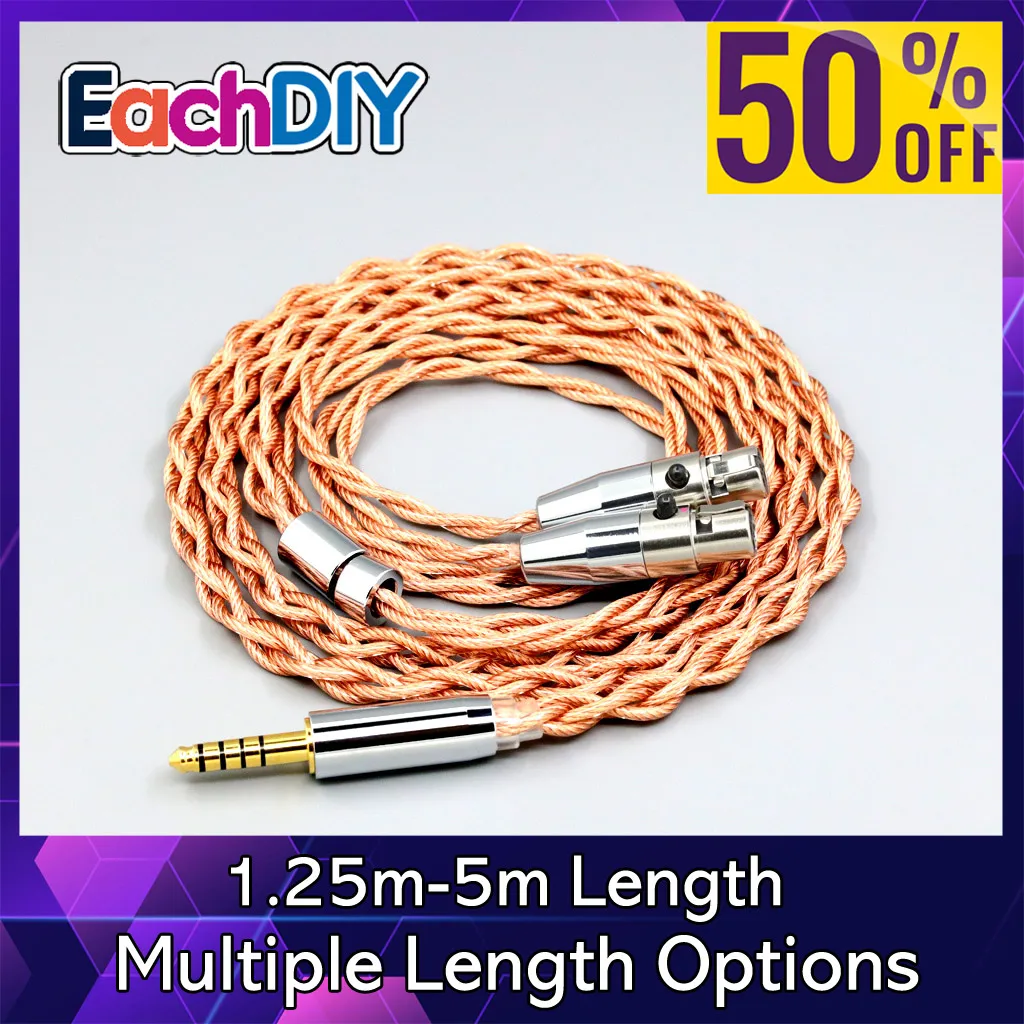 

Graphene Shielding Coaxial 7N OCC Mixed Earphone Cable For Monolith M1570 Over Ear Open Back Balanced Planar Headphone LN007774