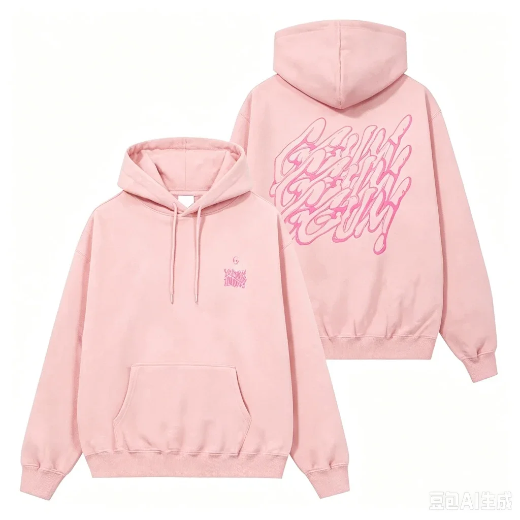 KPOP ins 2026 neuer STIL YEONJUN GGUM Print Kapuzenpullover für Damen, Lost in Space Hoodie, Rundhals, lockerer, WARMER Pullover, OVERSIZE-KLEIDUNG – Detail 34