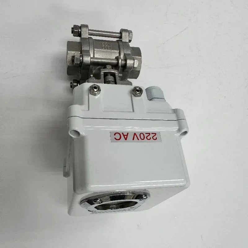 30Nm 2-Way Electric Ball Valve Stainless Steel 1-1/4