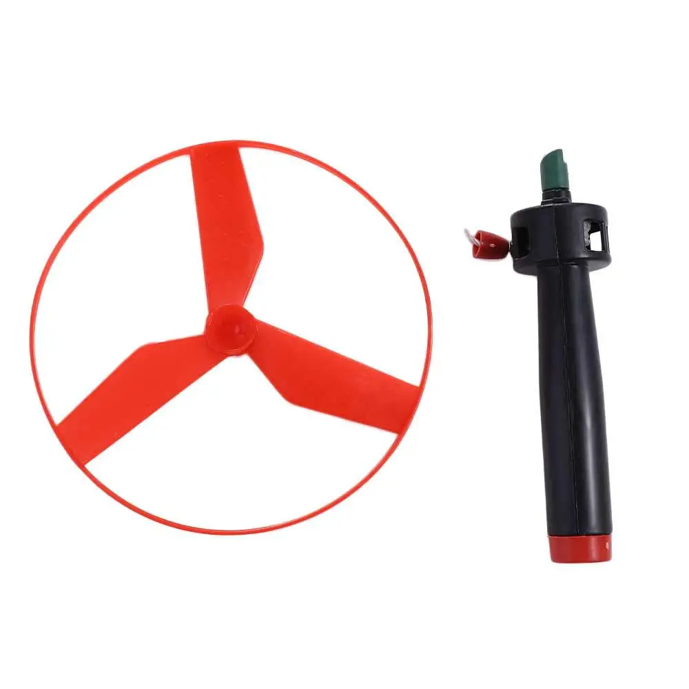 

Pull String Pull String Flying Disc Outdoor Flying Spin Top Propeller Helicopter Outdoor Colorful Random Color