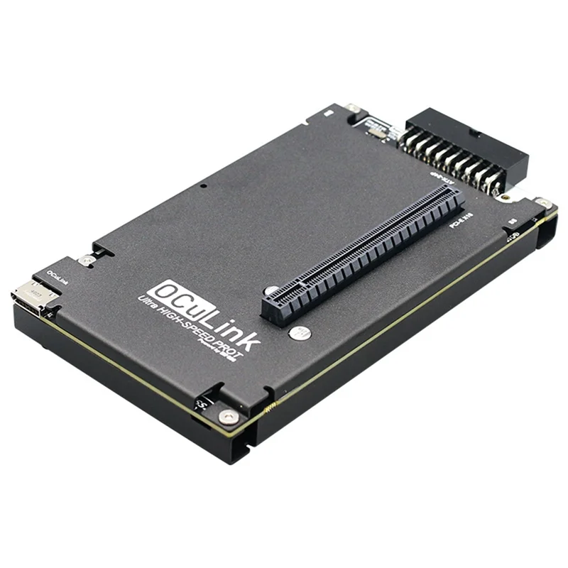 

Well Made-Oculink External Graphics Docking Station Ocup4v2 Signal Enhancement Chip PCI-E4.0 Docking Station Durable Easy To Use