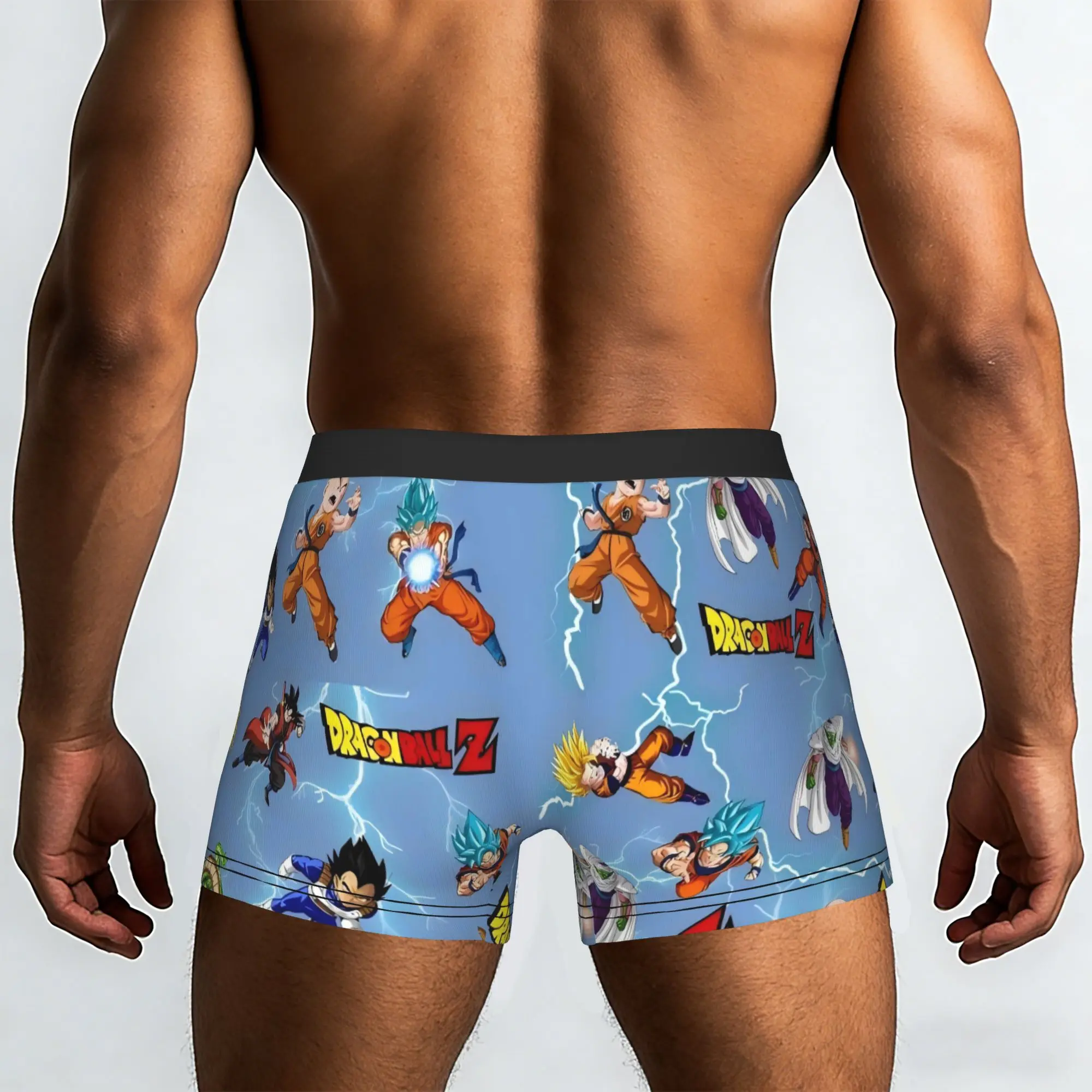 Dragon Ball Z Characters Pattern Dragon Ball Underpants Homme Panties Men's Underwear Comfortable Shorts Boxer Briefs