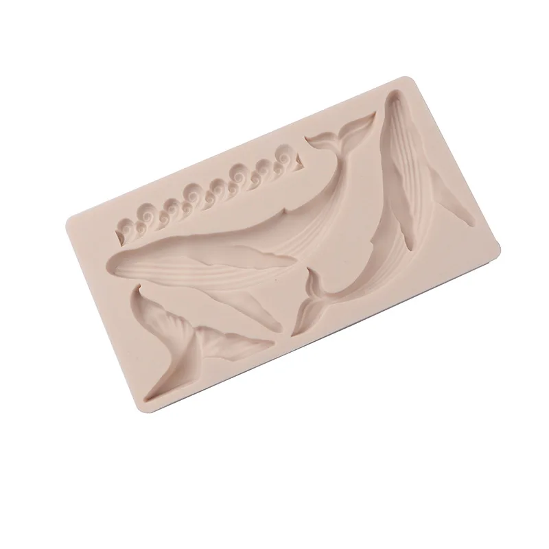 Blue Whale Silicone Mold Fondant Biscuit Candy Chocolate Mould Epoxy Resin Molds DIY Homemade Cake Decorate Kitchen Accessories