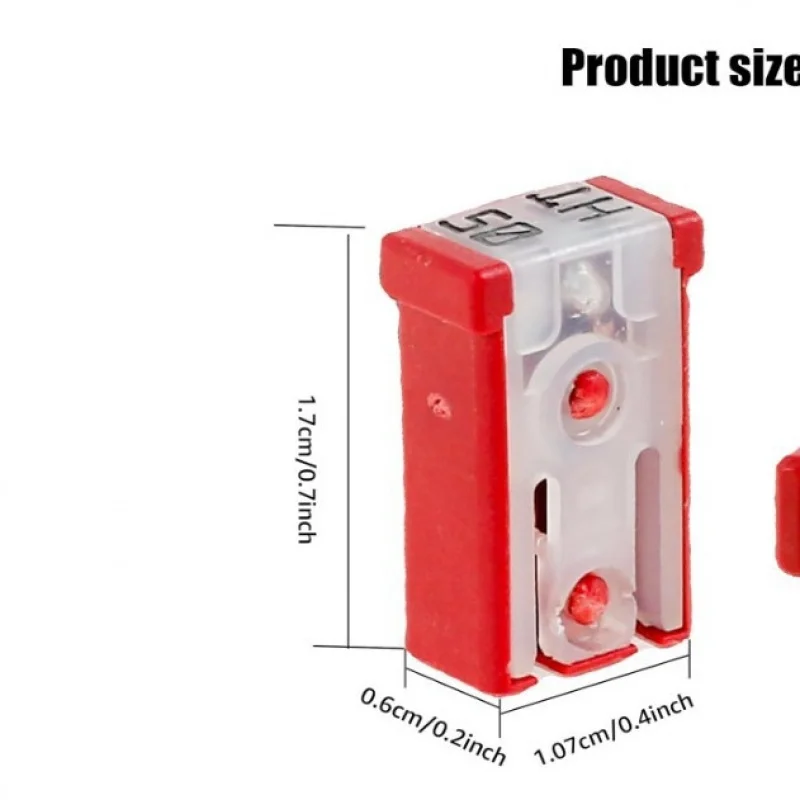 14 Mini Slotted Car Fuse Box Set 15A-60A 32V Car Blade Fuse Kit