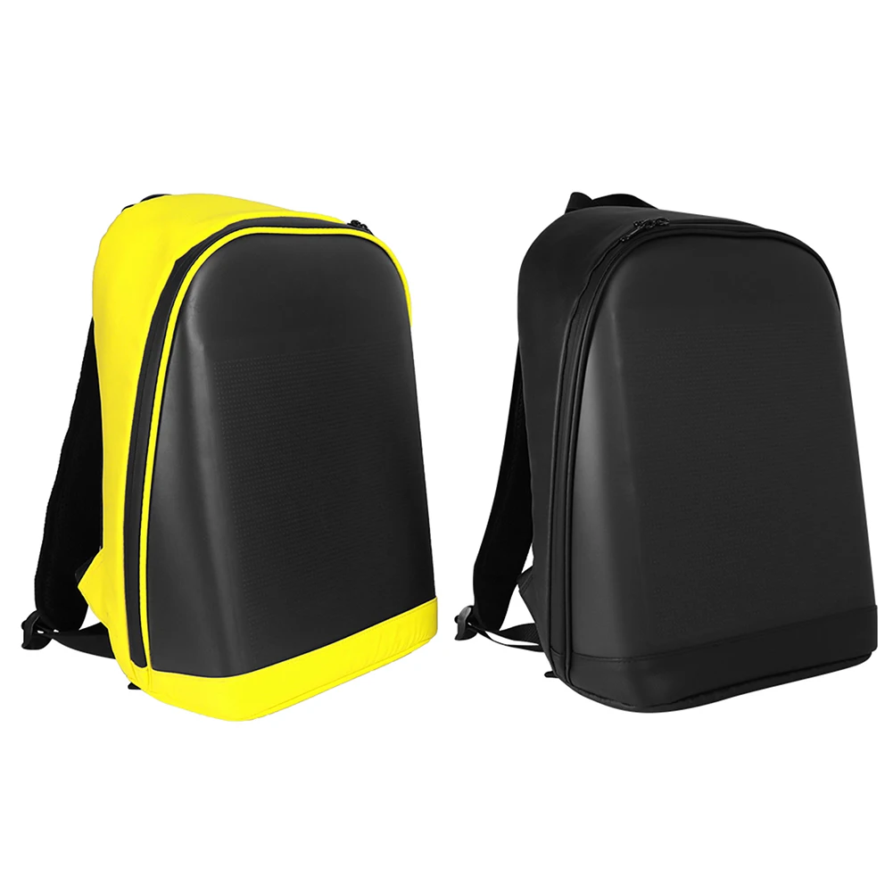 Women Men LED Display Screen Walking Advertising Backpack School Laptop Bags