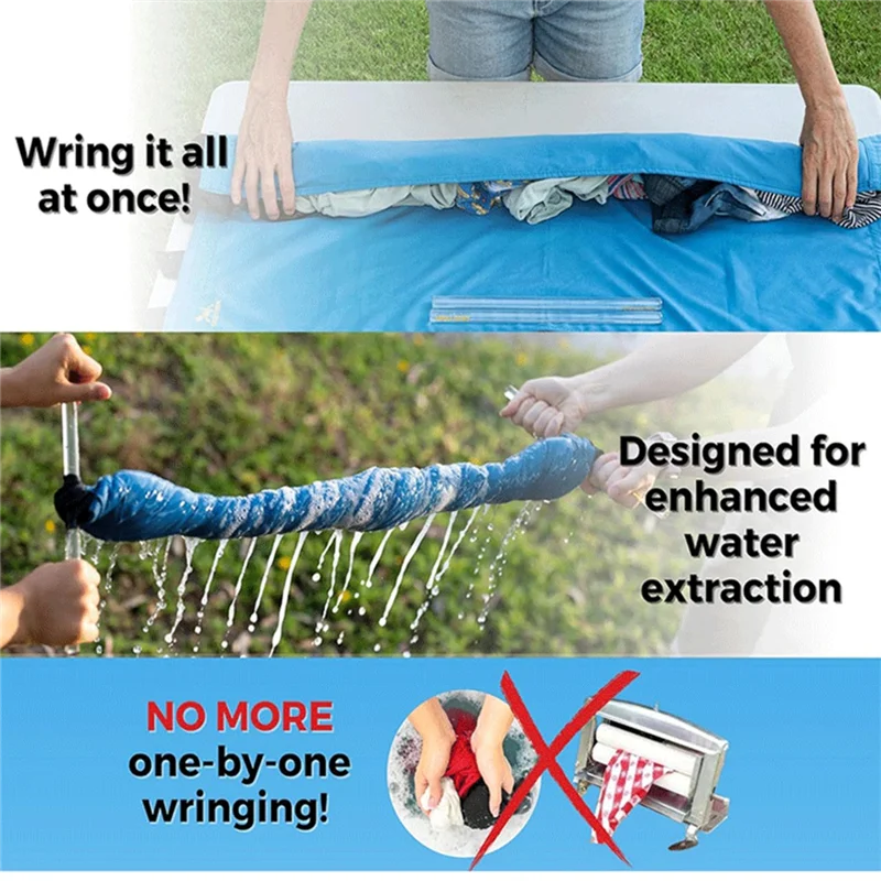 

【Space-Saving】Manual Hand Crank Laundry Wringer For Off Grid Living Eco-Friendly Towel Wringer