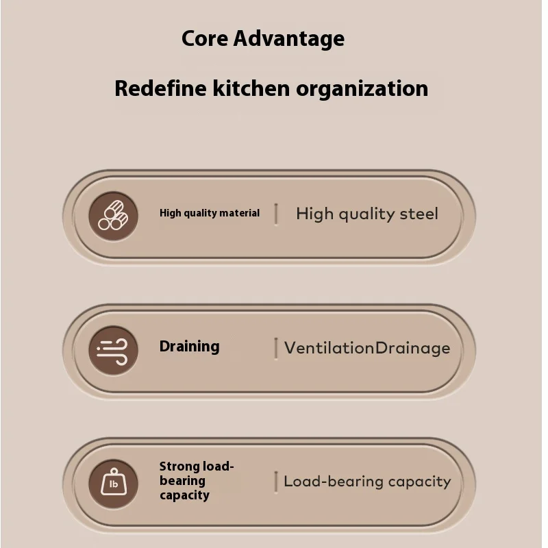 Chopstick OrganizerWall Mounted Countertop Dual Purpose Chopstick CageTableware Drainage StorageKitchen Chopstick Cylinder