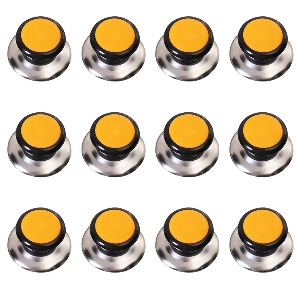 

12Pcs Pan Lid Handgrip Replacement Pot Cover Handle Knob Ergonomic Design for Safe Easy Holding Cookware Accessories