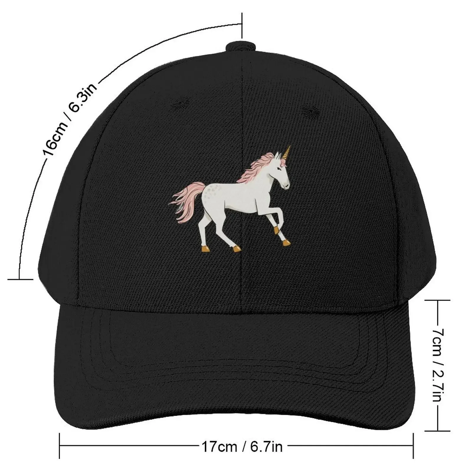 Dashing Unicorn Baseball Cap Icon hard hat Caps For Men Women's