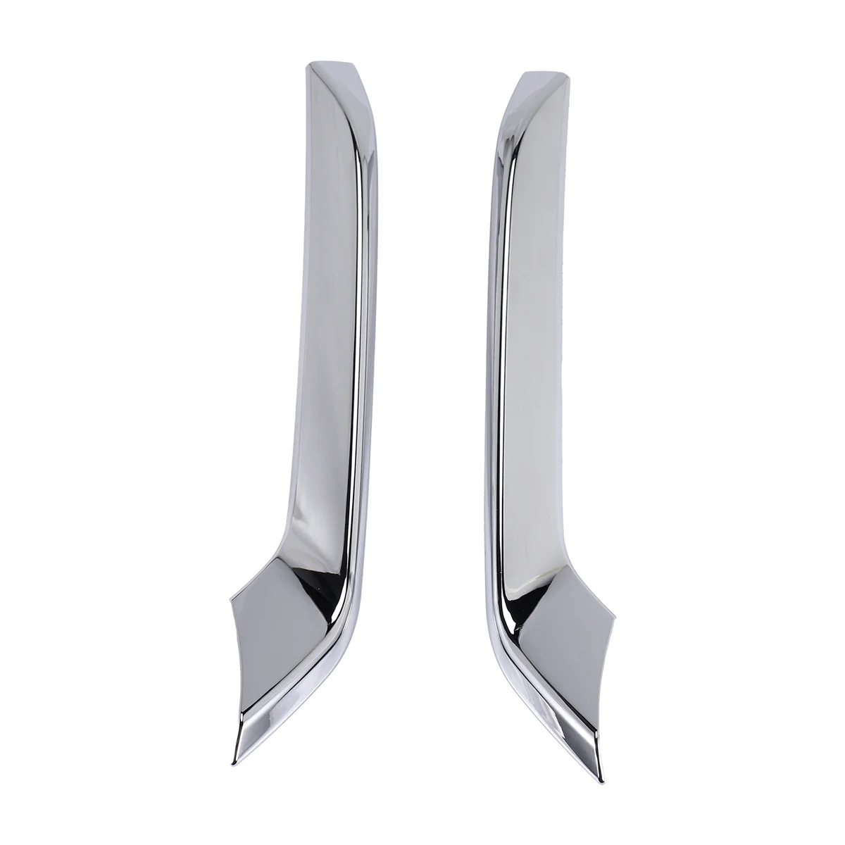 # 혼다 HRV HR-V 베젤 2021 2022 (실버) 용 104R 자동차 크롬 프론트 범퍼 하단 그릴 트림 스트립 안개등 커버 트림