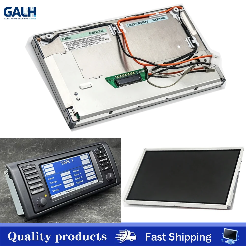 6.5 Inch LQ065T9BR54U LQ065T9BR52 LQ065T9BR51T LQ065T9BR53 53T 52T 52U 53U 51U 55U LCD Display Screen For BMW E38 E39 E53 E46
