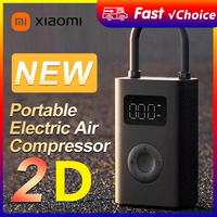 New 2025 Xiaomi Mijia Air Pump 2D 25%Speed boost portable electric Air Compressor Treasure 150PSI Type-C LED Multitool Inflator