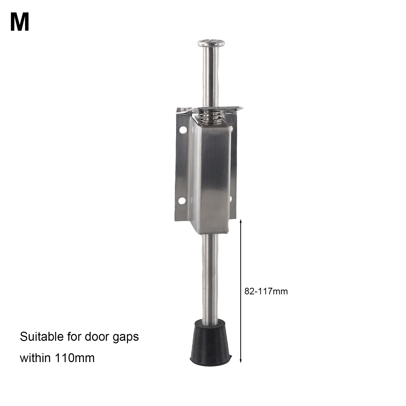 Floor Limiter Stainless Steel Door Stopper Home Office Support Protective Door Positioning Durability Easy Use For Wooden Doors