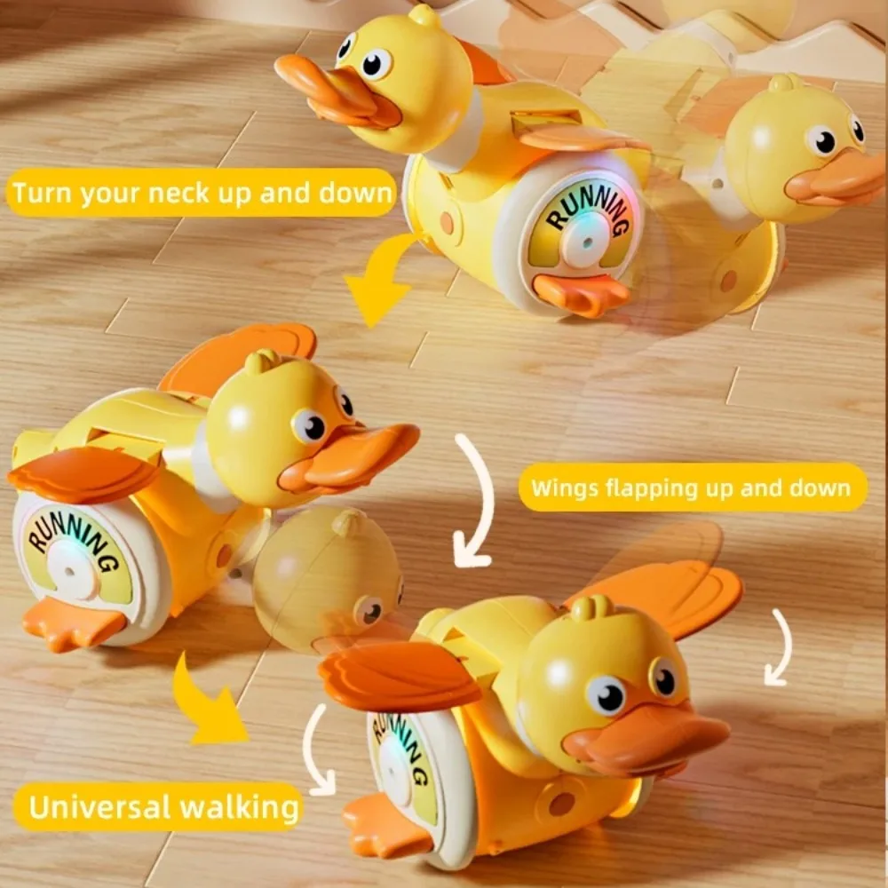New Electric Rotating Foraging Duck Turrur Duck Teaching Toy for Crawling Learning Birthday Holiday Toy Gift - view 3