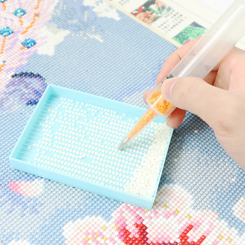 

3 Pcs Diamond Art Pens Plastic Beads Painting Supplies Automatic Drilling For 5D Embroidery Nail Art Kits