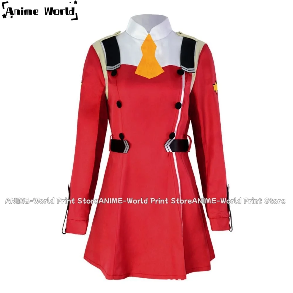 

《Custom Size》Unisex Anime Cos ZERO TWO 02 Cosplay Costumes Halloween Christmas Party Uniform Sets Suits