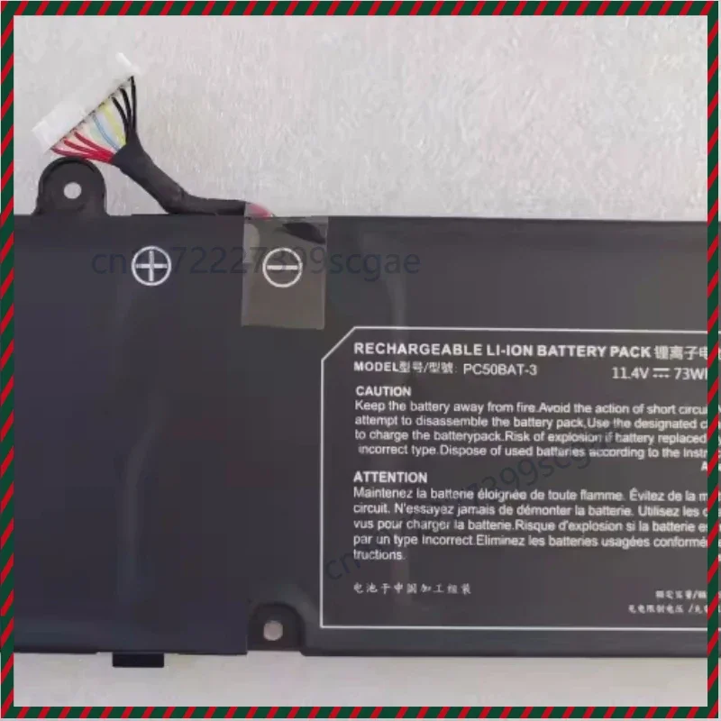 For Hasee S9-CA7NS S9-TA9NP PC50BAT-3 Battery For ThundeRobot 911 P1 For Clevo Terrans Force T5M T7M PC50DN2 CPC5S02 PC70DF1