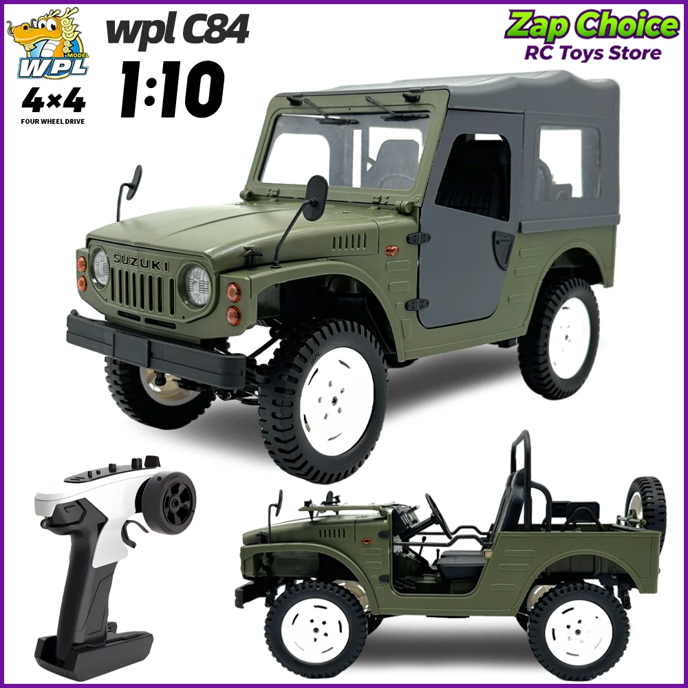 

WPL C84 масштаб 1/10, трансформируемый двигатель 4WD 370, электрический радиоуправляемый внедорожный скалолазатель, 2,4G, игрушка с дистанционным управлением, подарок для мальчиков и взрослых