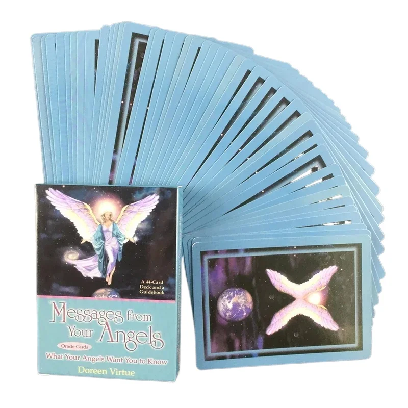 

Tarot Cards Messages From Your Angels What Your Angels Oracle Cards Board Deck Games For Party Playing Card Game