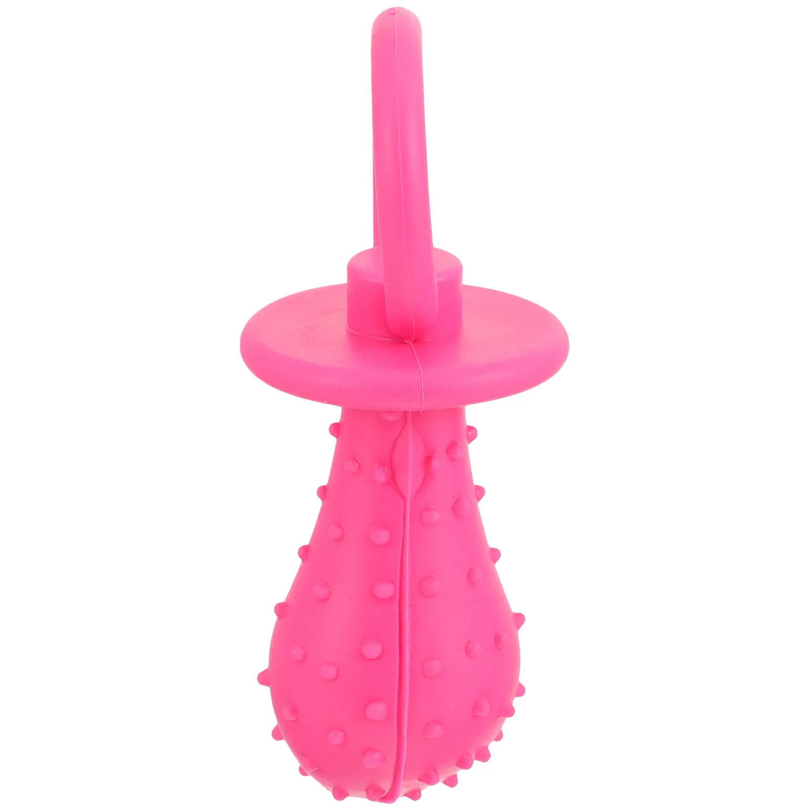Pet Pacifier Rubber Puppy Dog Molar Chew Dental Cleaning Bell Inside Floating Durable Nondestructive Pet Pacifier