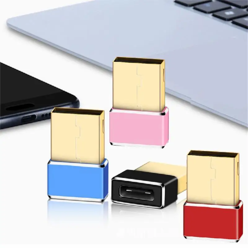 Universal USB 2.0 Male to Type-C Female Adapter For iPhone 15 14 13 Pro Max Type-c Data Converter USB Charger type C Connector