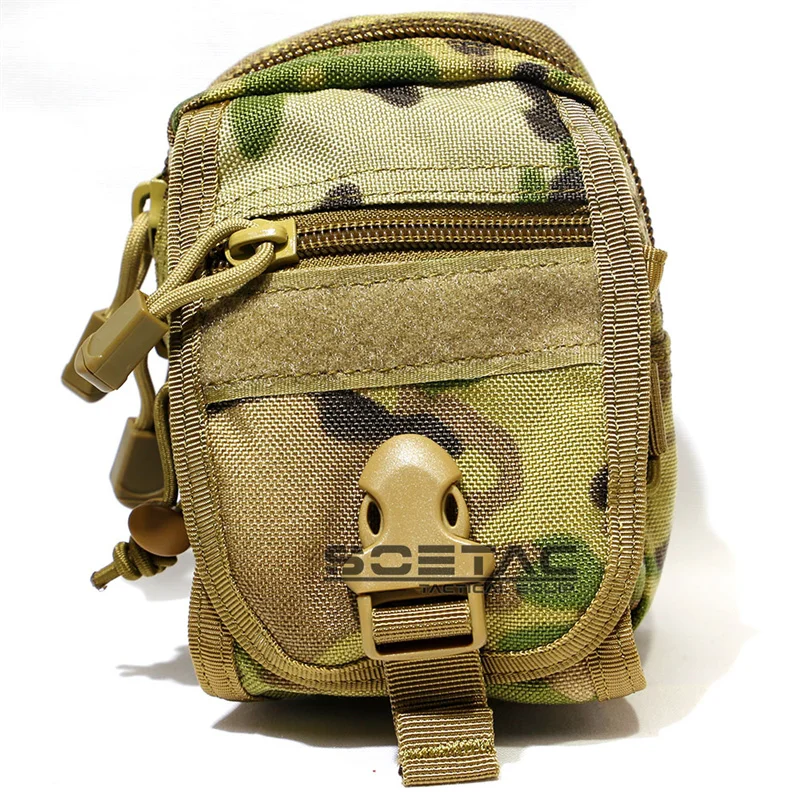 Soetac Nylon Tactische Tas Molle Accessoire Heuptas Multifunctioneel Zakje Airsoft Edc Tas Utility Leg Bag