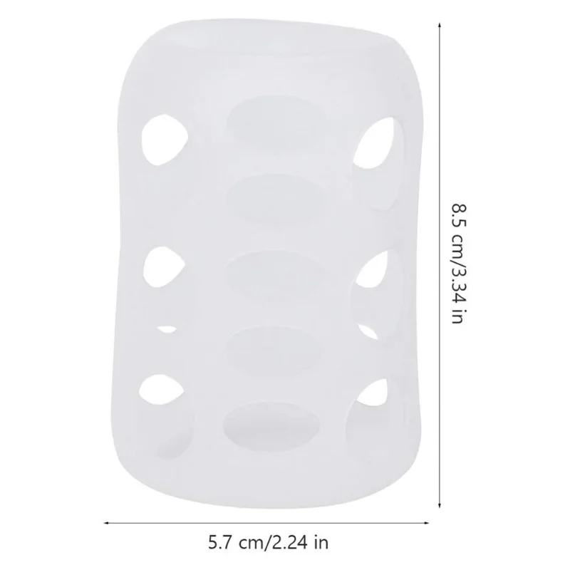 3Pcs Baby Feeding Bottle Cover Silicone Milk Bottle Protective Case Anti Drop Sleeve For Home Travel