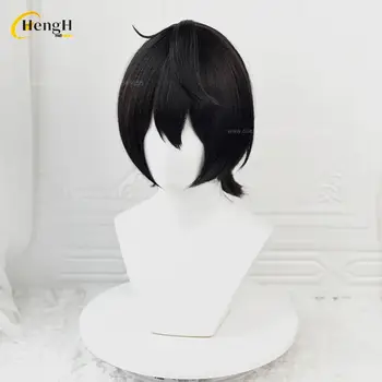 متوفر في المخزون: شعر مستعار صناعي أسود مقاوم للحرارة، مناسب للعبة ES Sakuma Rei Sakuma Ritsu، بطول 30 سم/45 سم، مثالي للهالوين والتنكر بشخصيات الأنمي 10 best sales ريتسو ساكوما تأثيري - №1