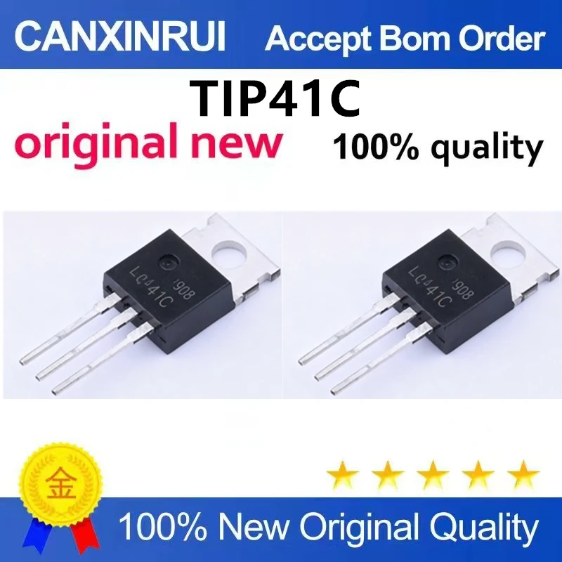 (5-100pieces)Imported brand new original TIP41C bipolar transistor TO-220
