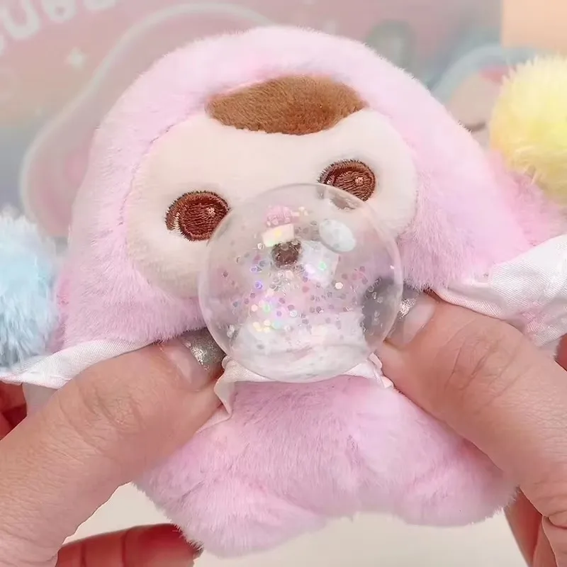 Original Popmart Pucky Beanie Bubble Up Series Blind Box Keychain Action Figure Mystery Box Keychain Decor Kid Toy Surprise Gift