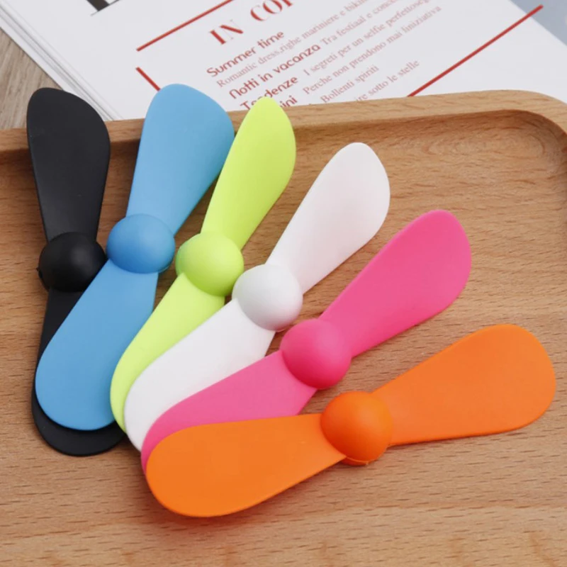 HOT Creative Mini Portable Micro USB Fan 5v 1w Mobile Phone USB Gadget Fans Tester For Type-C Type C USB-C Cooling Hand Fan