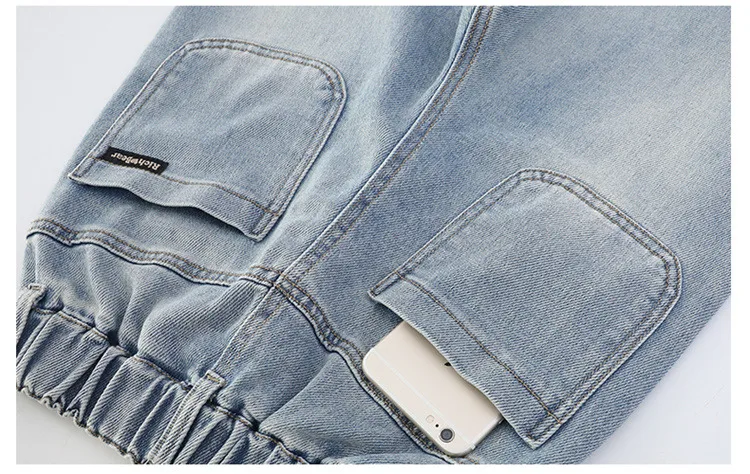 Neue Frühlings- und Herbst-Kinderjeans mit Schleifen für Mädchen, High-Street-Denimhosen mit geradem Schnitt für Teenager, lässige Kinderjeans, Hosen 5-14 Jahre – Detail 13