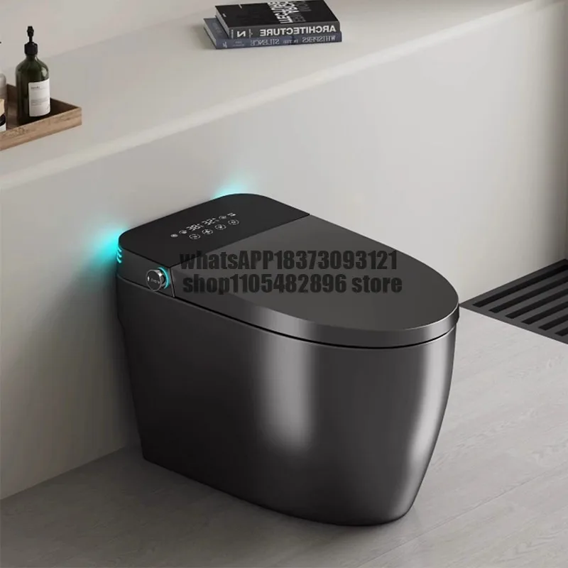 

Gun gray smart toilet automatic household siphon integrated electric heating