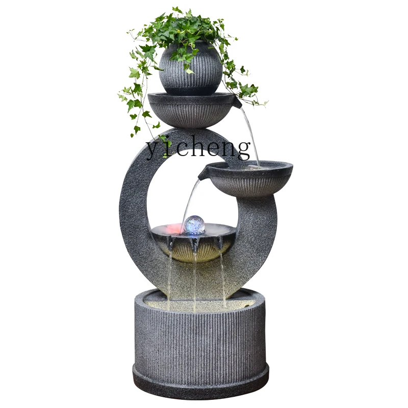 

Zc Simple Modern Automatic Water Circulation Water System Floor Ornaments Fountain Fish Pond Landscape Decoration