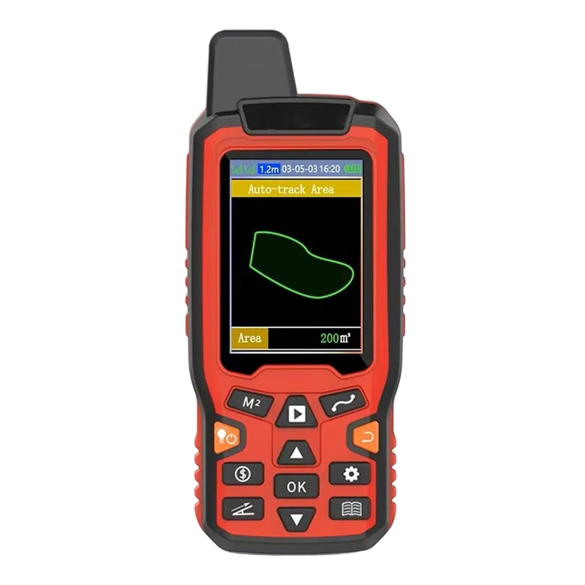 جهاز قياس مسح الأراضي المحمول بنظام تحديد المواقع العالمي (GPS)، جهاز اختبار قياس طول منطقة بحيرة الأرض