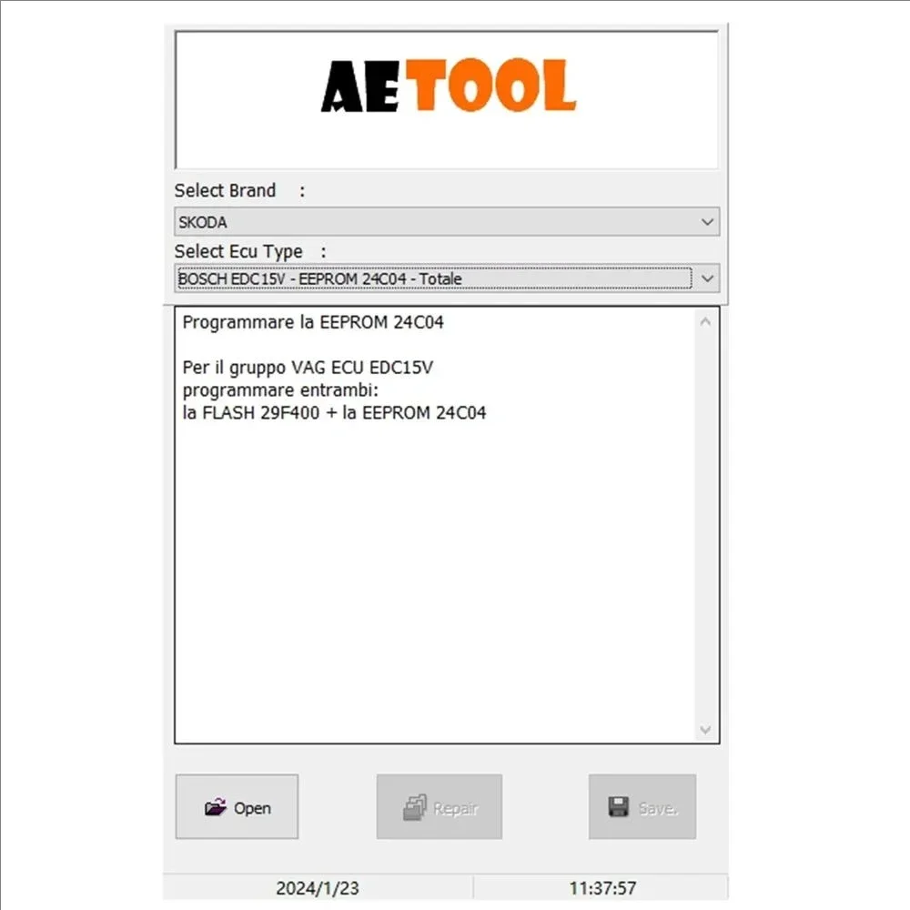 Latest Immo Eeprom Off Software AETOOL IMMO REMOVER V1.3 Virginize ECU Dump Decode ECU Calculate PIN Virgin/IMMO Remover