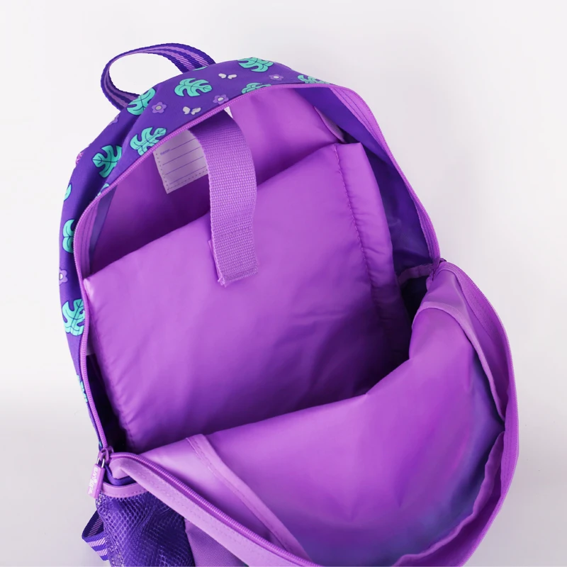 Australian Smiggle Pupils Purple Leopard Burden Bag Children Large-Capacity Backpack Kettle Pen Bag Children Birthday Present