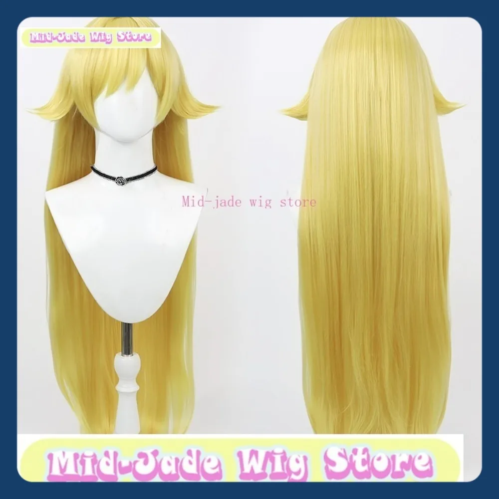 

Monogatari Series Kiss-Shot Acerola Cosplay Wig Anime Game Role-playing Halloween Party Synthetic Wig Mid-jade Wig Store