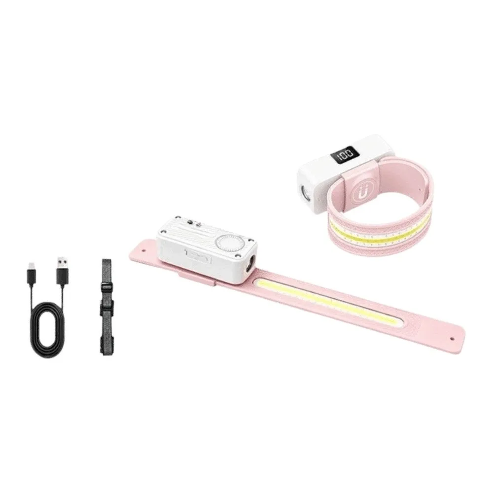 

COB Floodlight Multifunctional Headlamp Magnetic Suction Rechargeable Wrist Cycling Light Wave Sensing Portable
