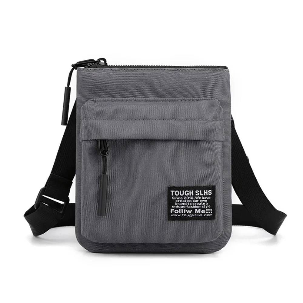 Men Small Cross Body Messenger Shoulder Bag Outdoor Sport Multi-Purpose Fashion Casual Waterproof Nylon Male Crossbody Bag Purse