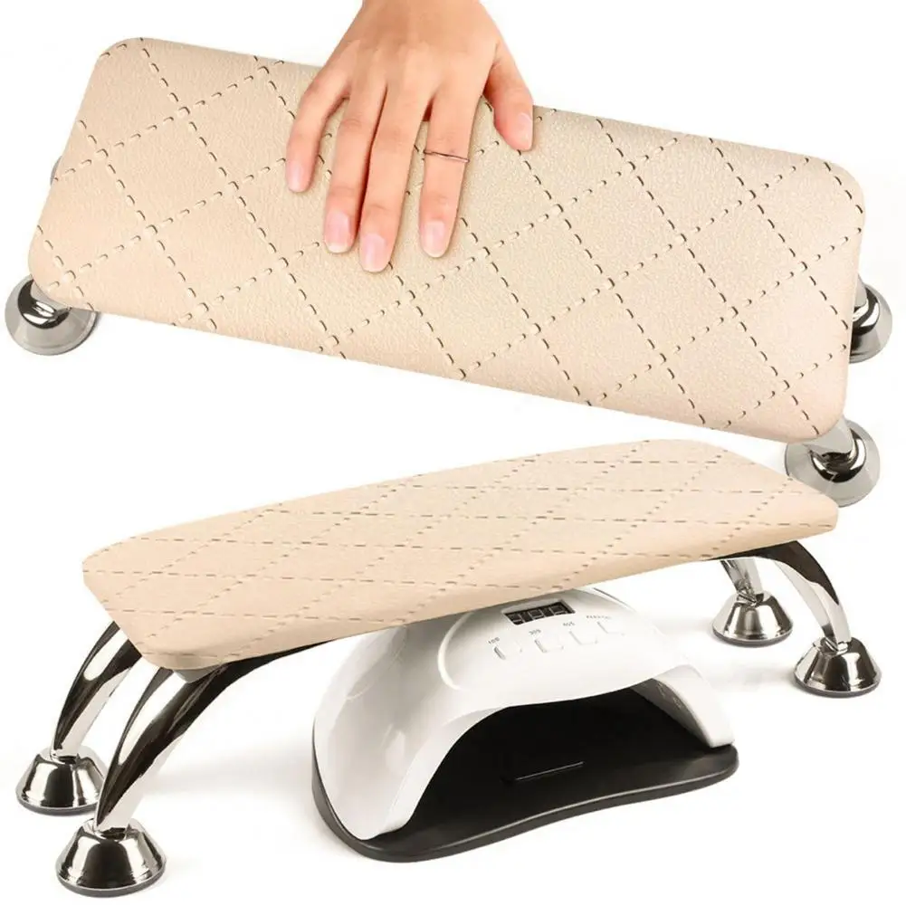 

Abrasion-resistant Hand Manicure Hand Pillow Manicure Arm Cushion for Nail Techs Faux Leather Non-slip Hand Pillow for Acrylic