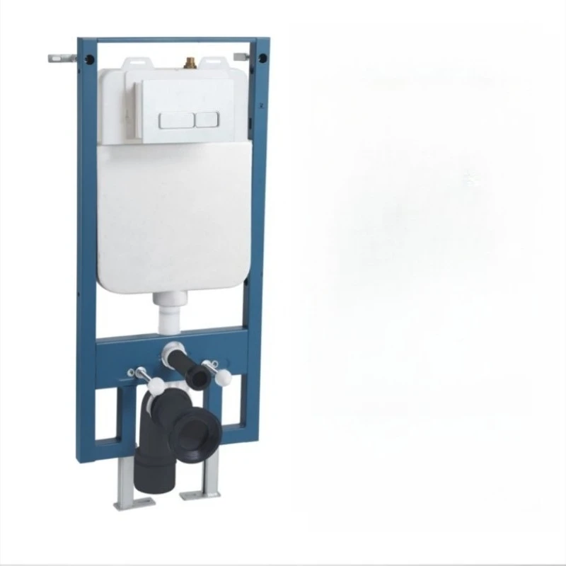 

Wall-mounted toilet hidden water tank double press embedded water tank toilet