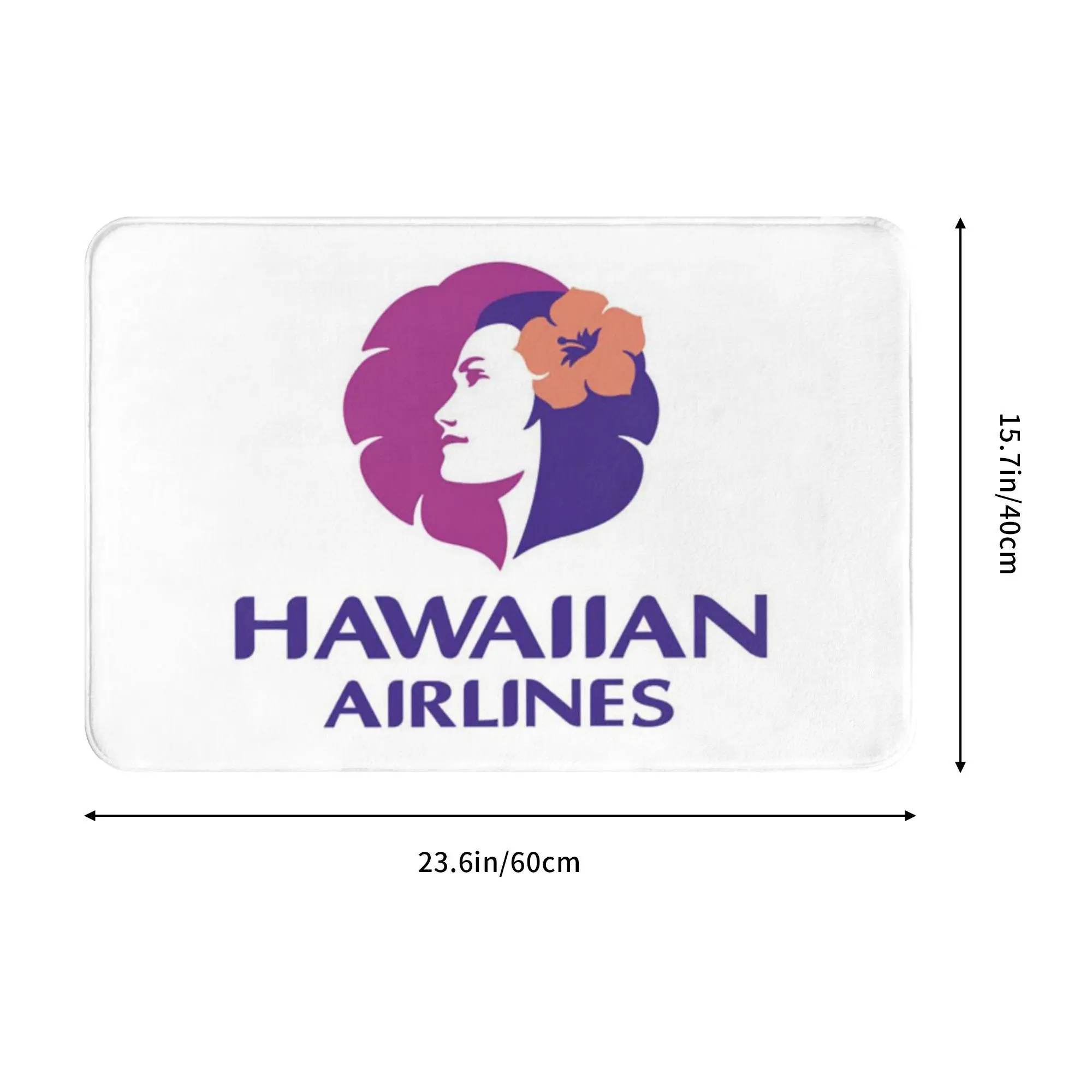 Hawaiian airlines Herc Travel End Anti-slip Doormat Floor Mat Absorbent Mat Carpet Rug for Kitchen Entrance Home Footpad Mat