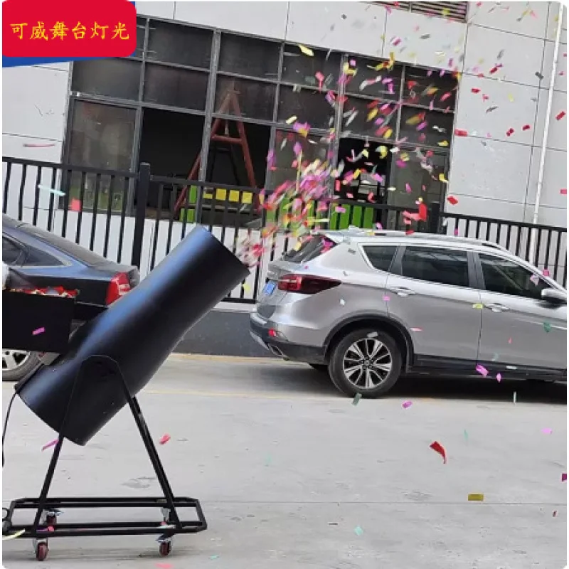 

Электрическая машина для конфетти, сценический конфетти-генератор, уличная машина для праздничных мероприятий, радужная машина для световых шоу